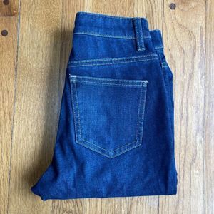 Uniqlo Ultra Stretch Women's Size 24 Skinny Tapered High Rise Blue jeans